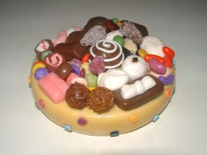cake and candies